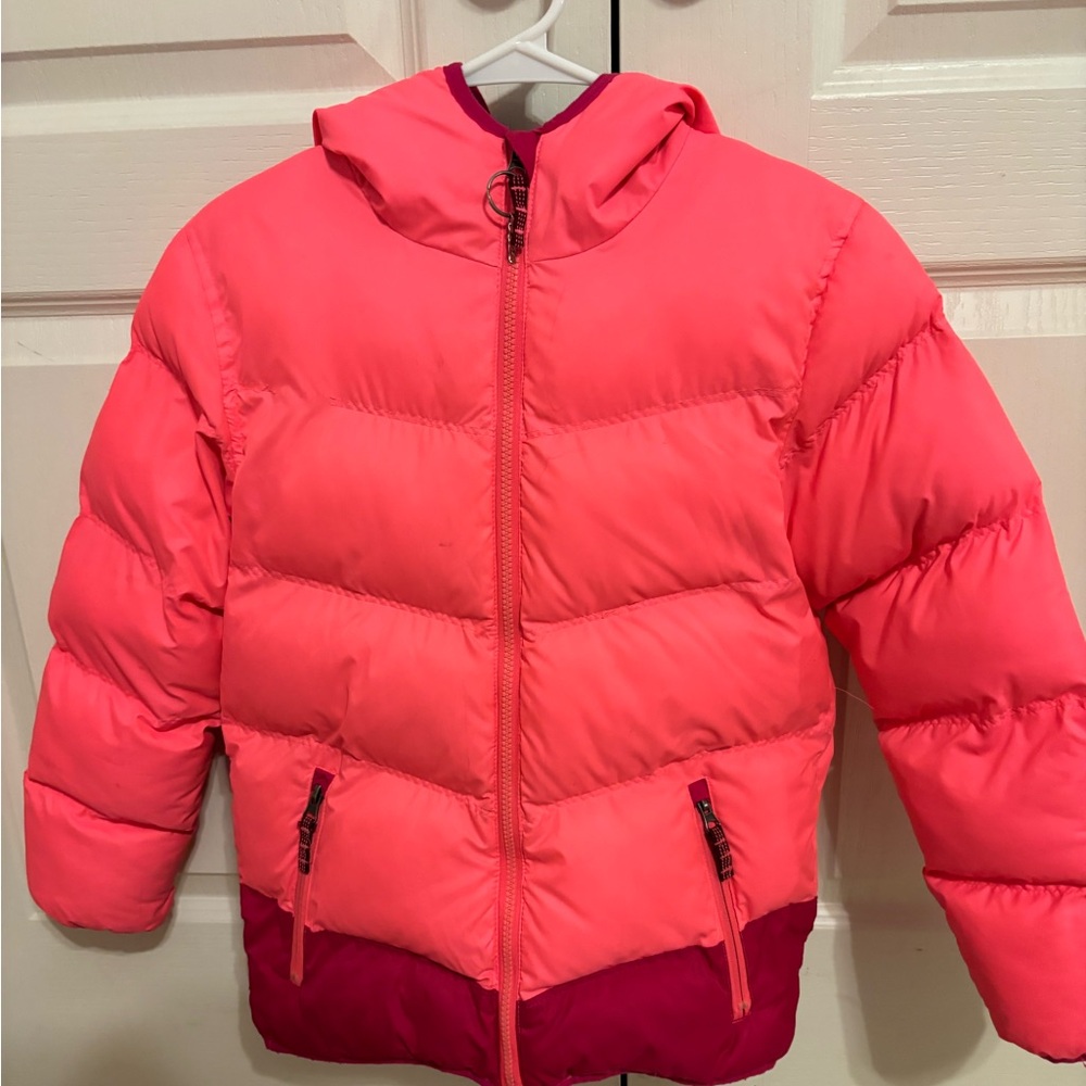 Kids Pink Puffer Jacket